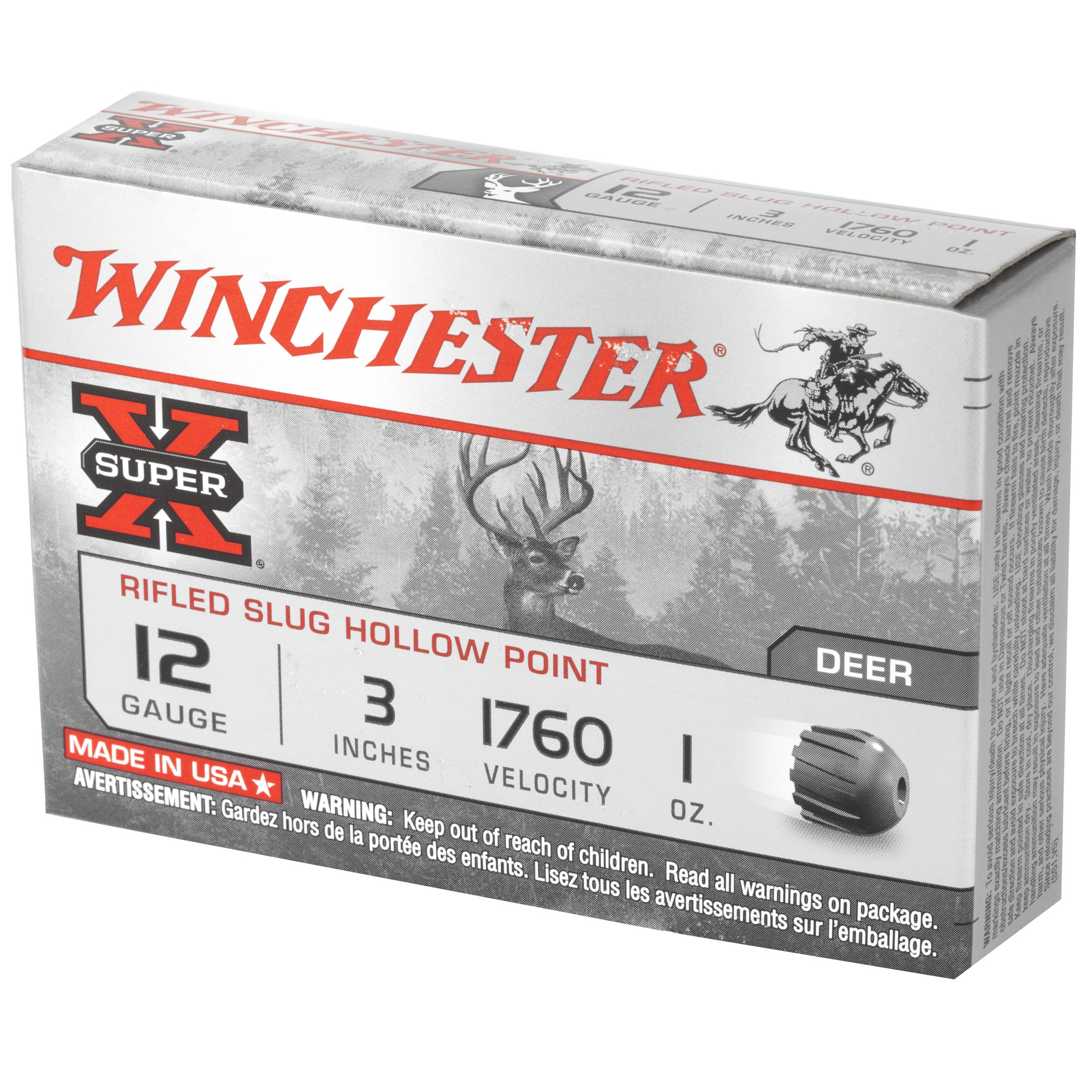 WIN SPRX 12GA 3 1OZ RIFLED 5/250 - Image 3