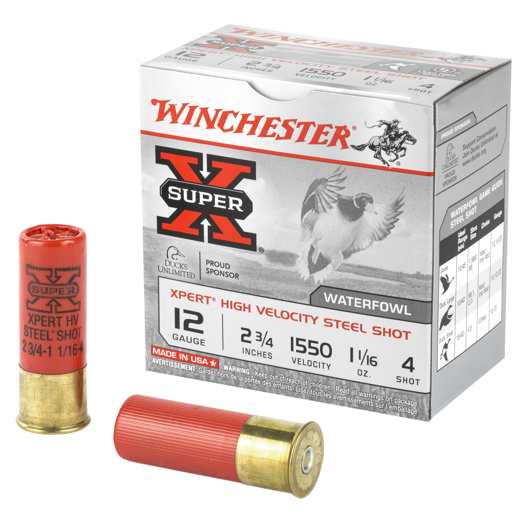 WIN XPERT HV 12GA 2.75 #4 25/250