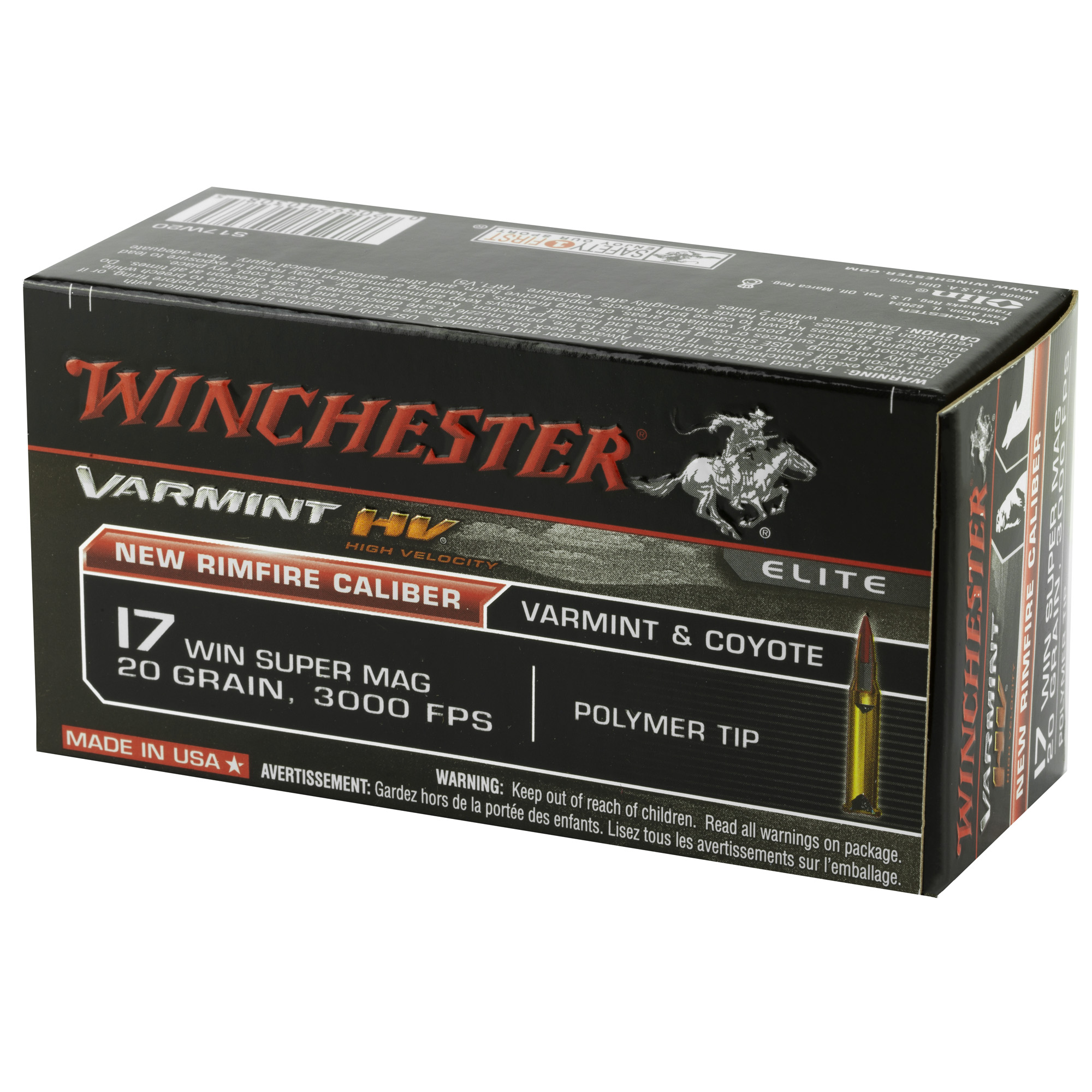 WIN VARMINT HV 17WSM 20GR PT 50/500 - Image 3