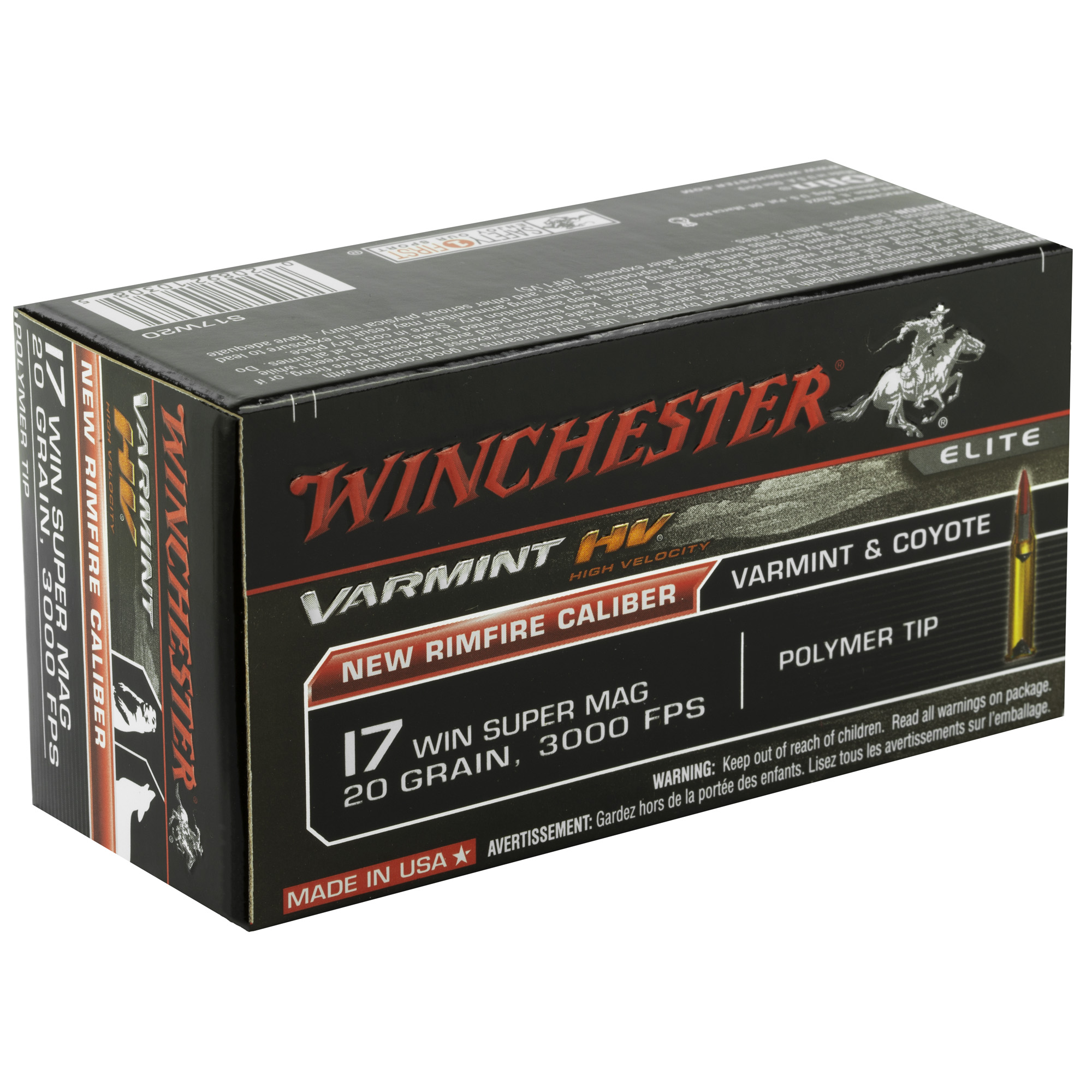 WIN VARMINT HV 17WSM 20GR PT 50/500 - Image 2