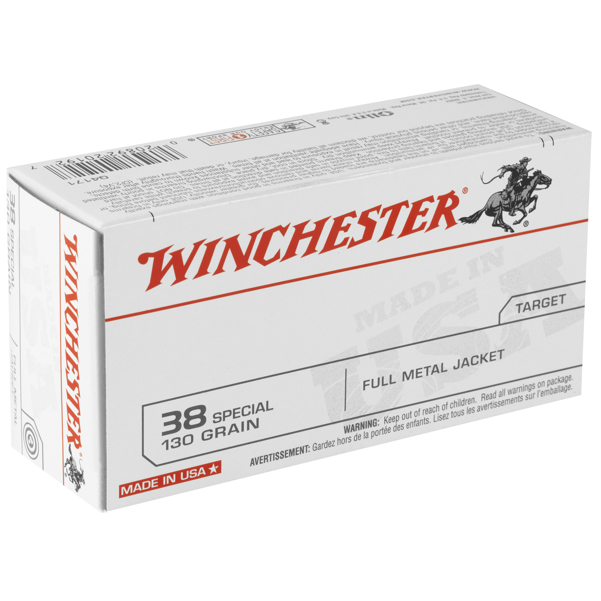 WIN USA 38SPL 130GR FMJ 50/500 - Image 2