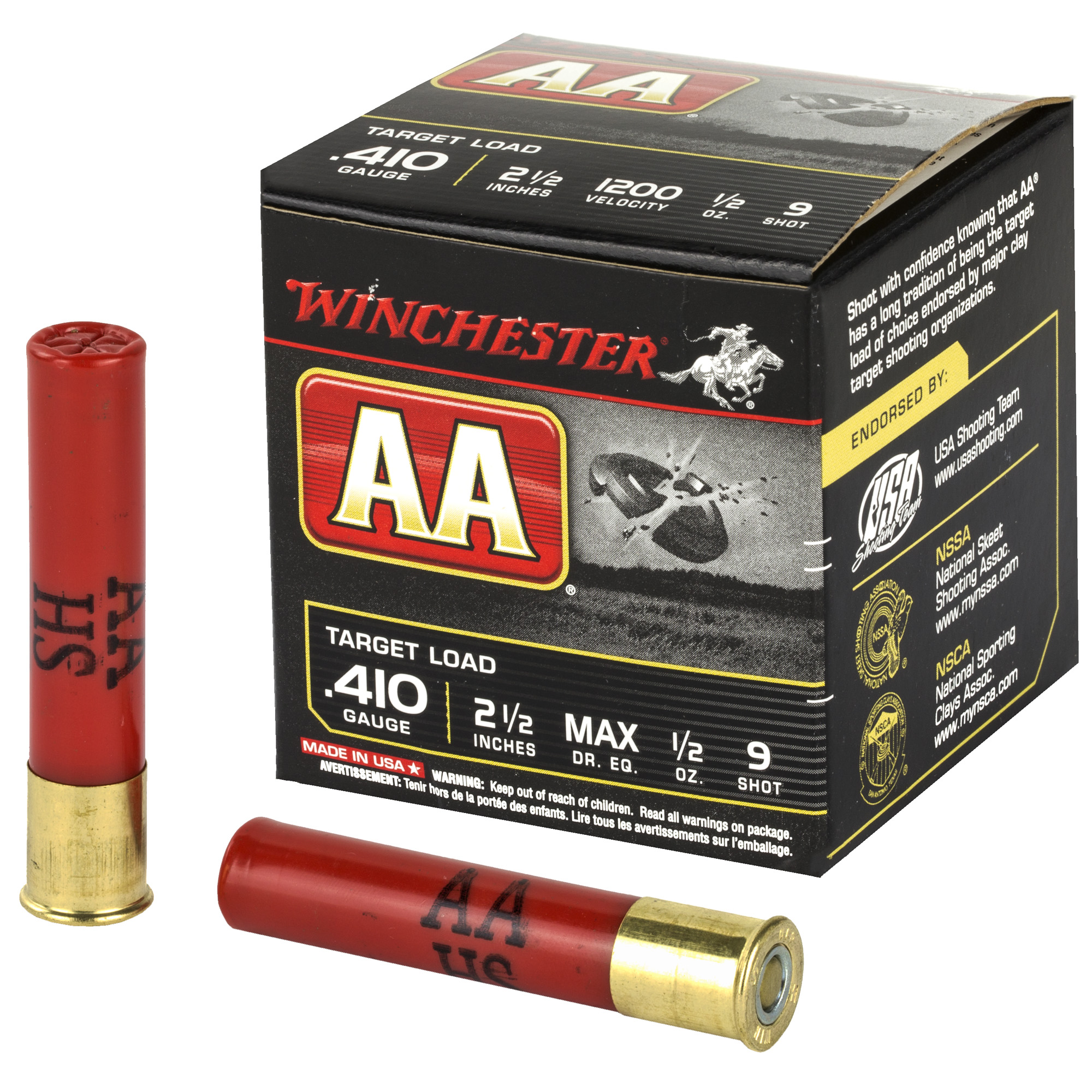 WIN AA 410GA 2.5 #9 25/250