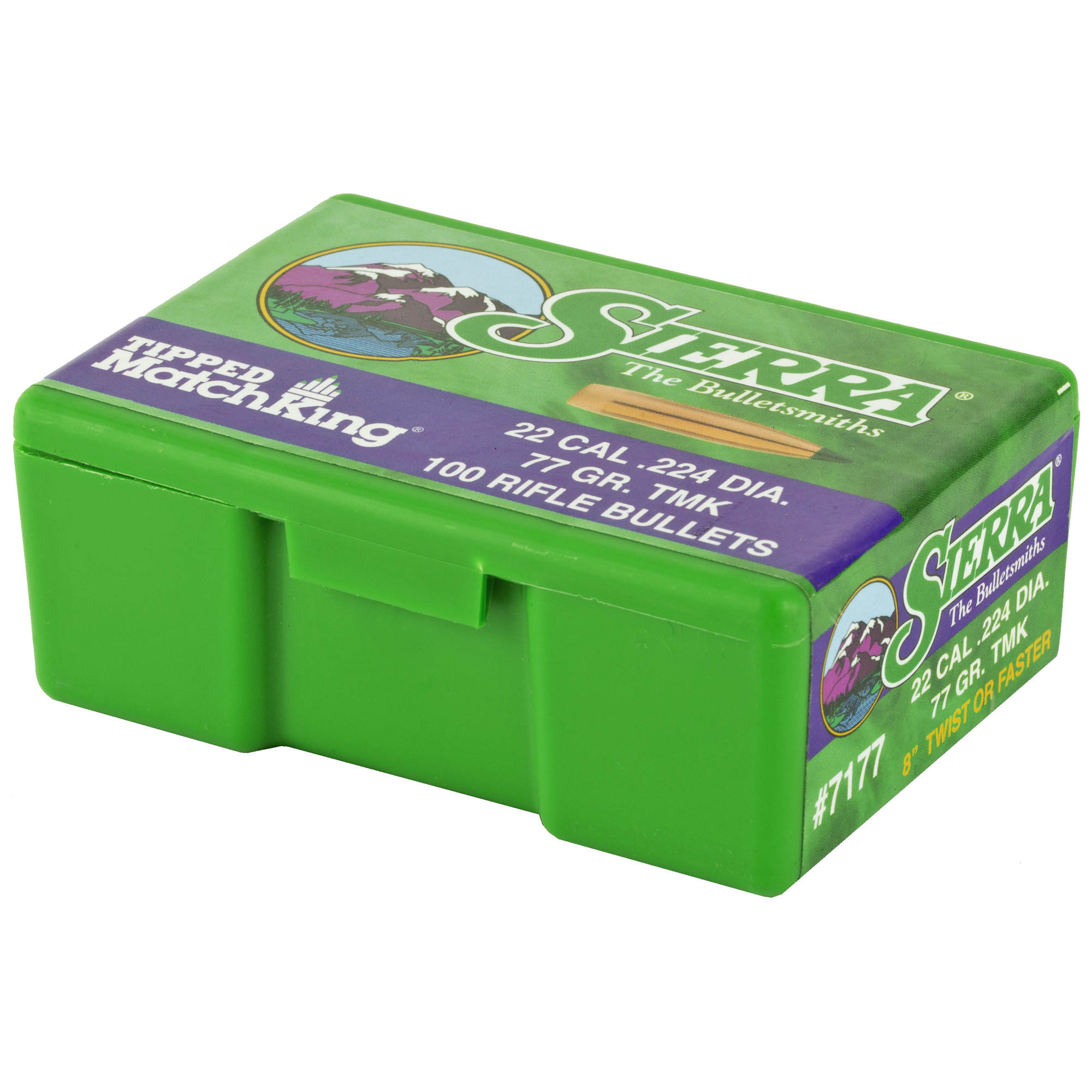 SIERRA TIPPED MK .224 77GR 100CT - Image 3