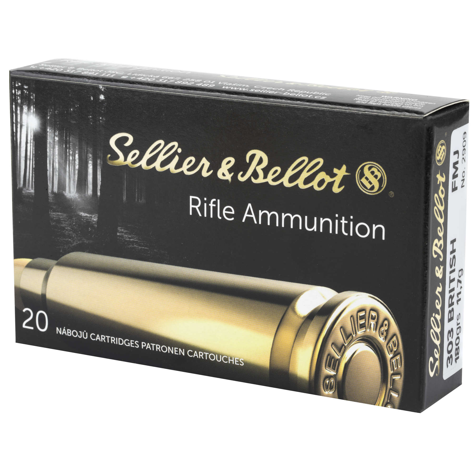S&B 303BRITISH 180GR FMJ 20/400 - Image 3