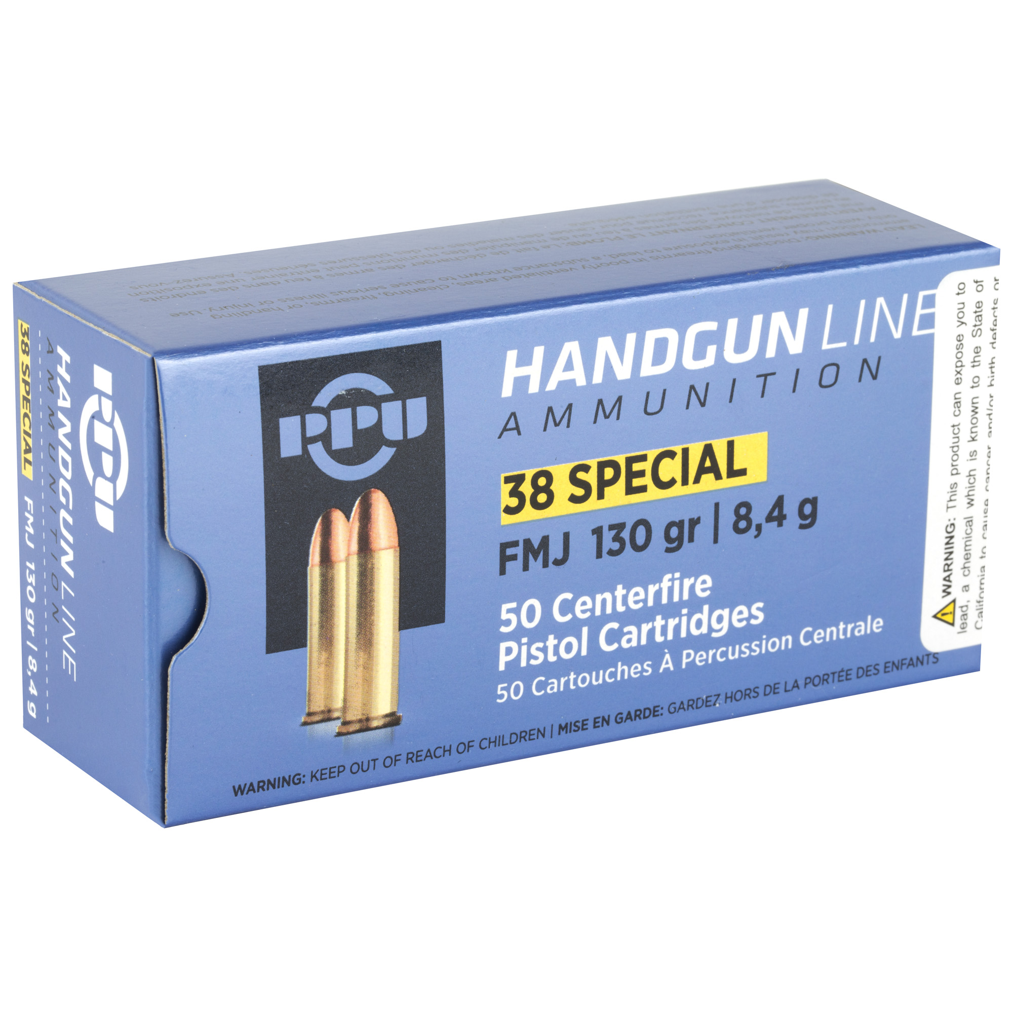 PPU 38SPL FMJ 130GR 50/500 - Image 2