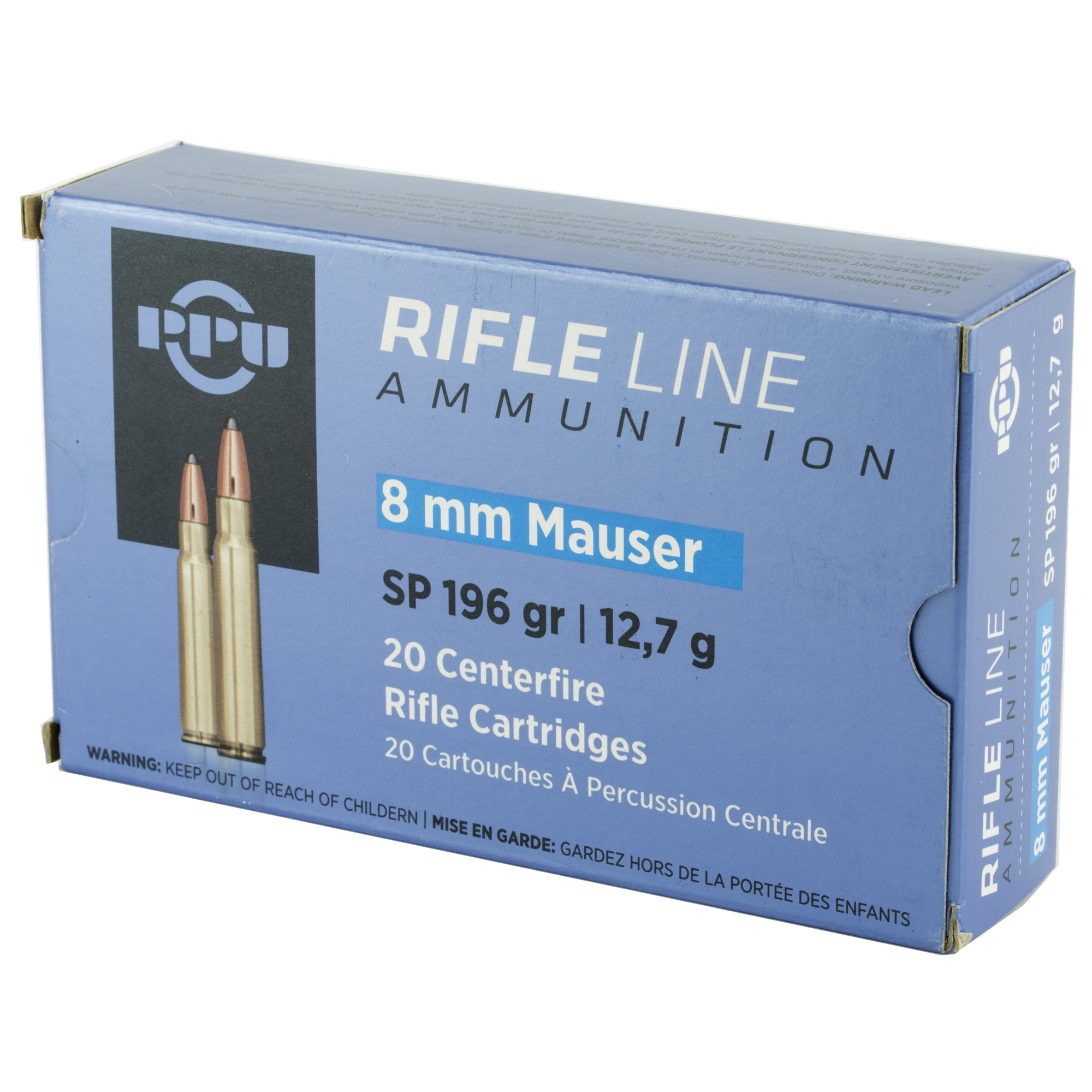 PPU 8MM MAUSER SP 196GR 20/200 - Image 2