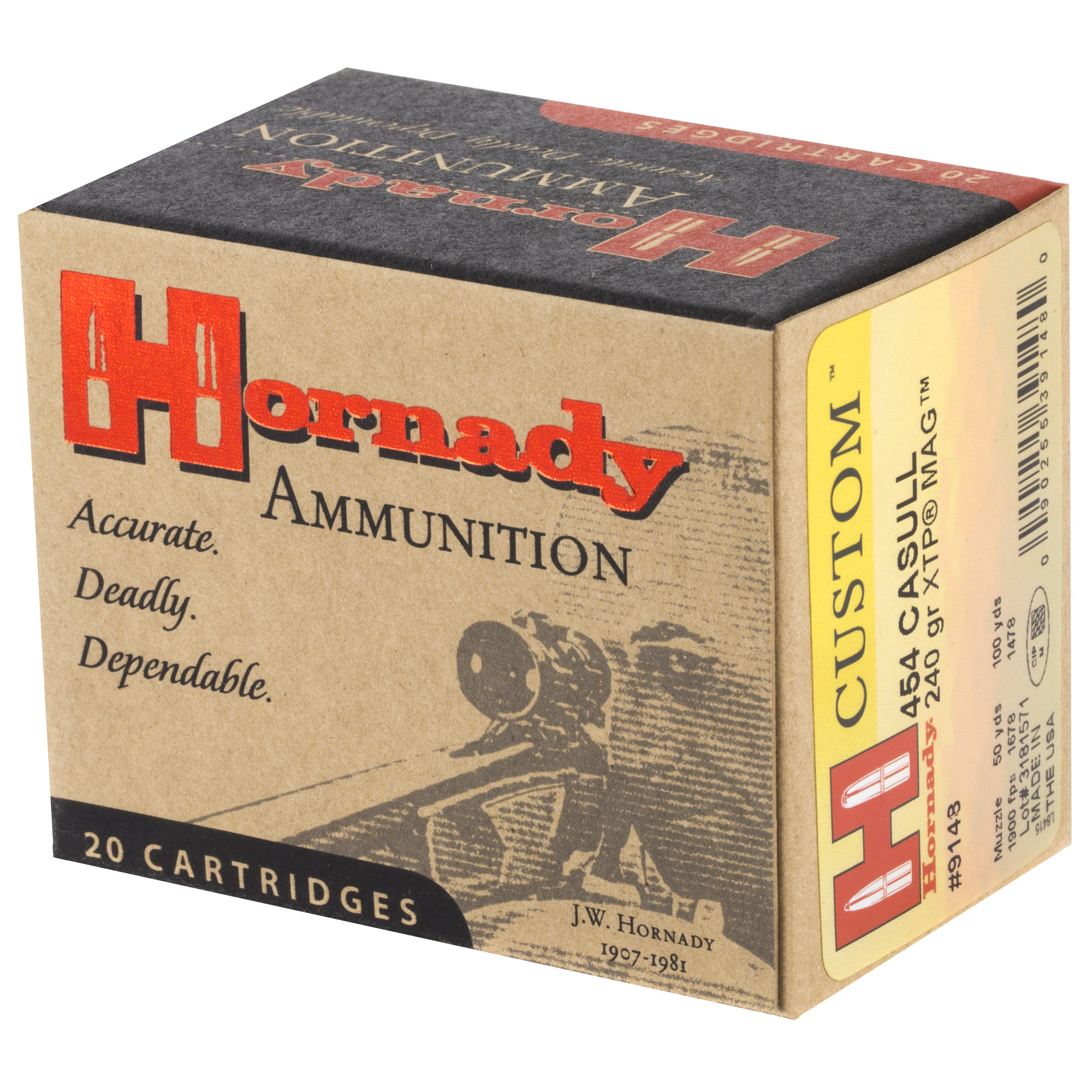 HRNDY 454CASULL 240GR XTP 20/200 - Image 3