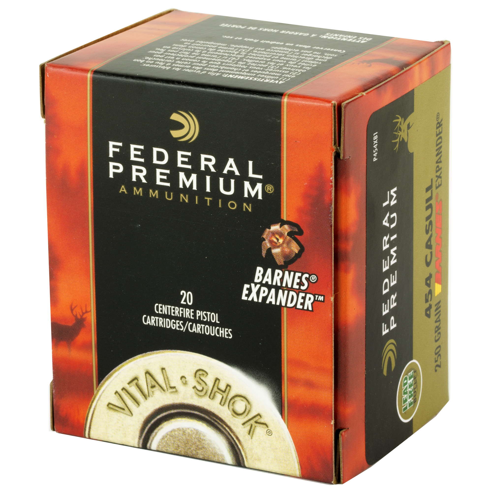 FED PRM 454CAS 250GR BRNS EXP 20/200 - Image 2