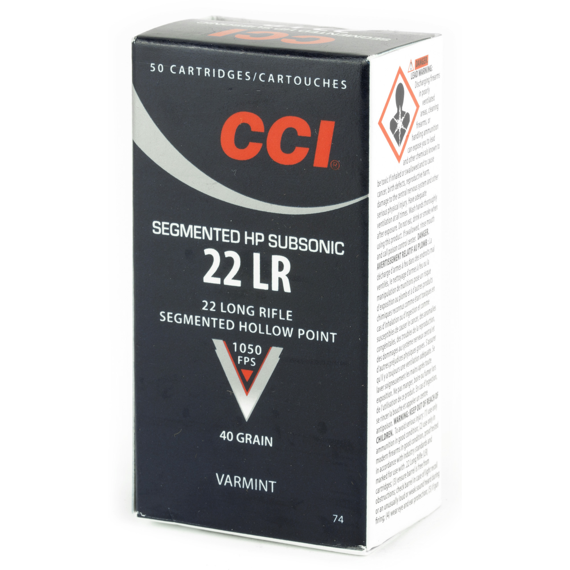 CCI 22LR 40GR SHP SUB-SONIC 50/5000 - Image 3