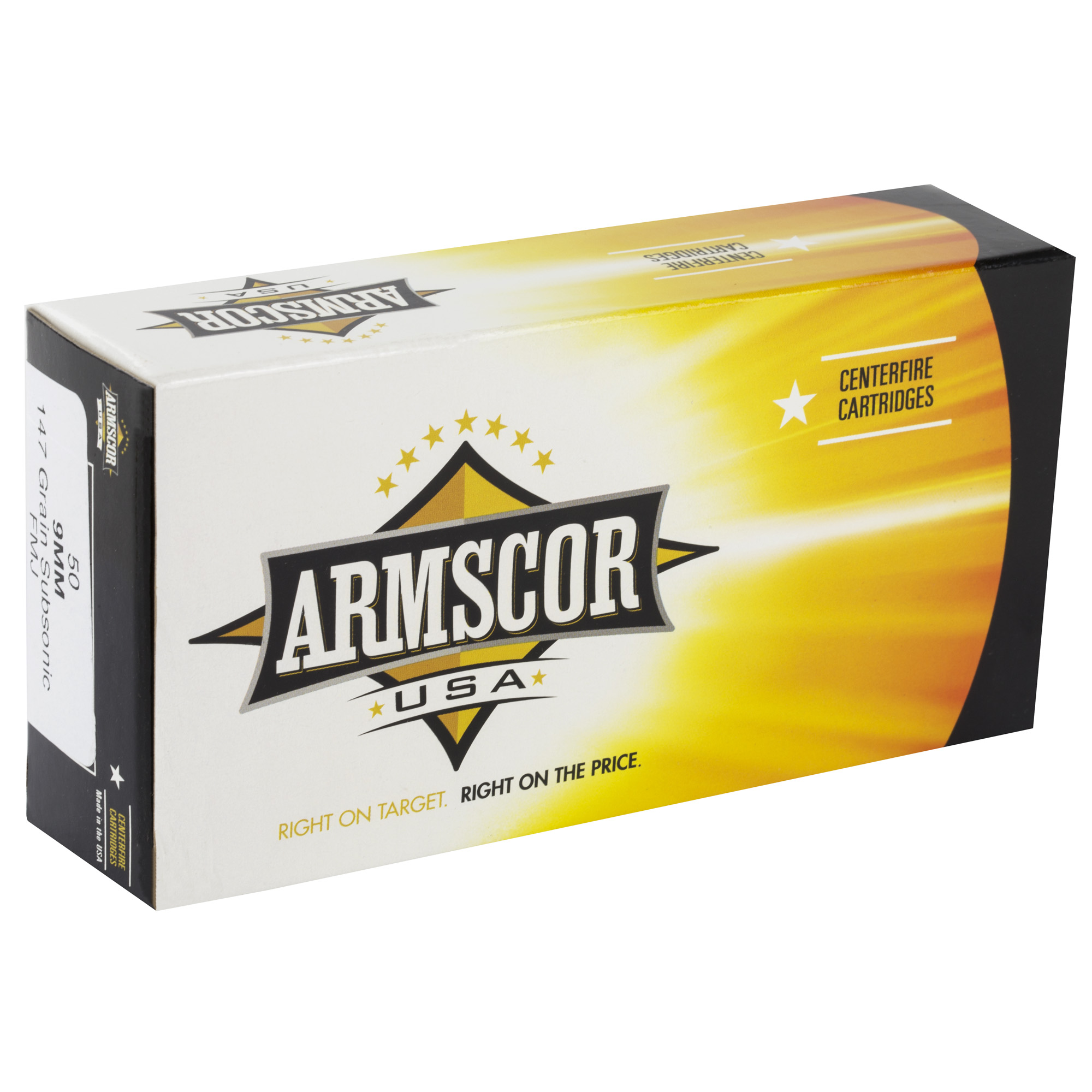 ARMSCOR 9MM 147GR FMJ 50/1000 - Image 2
